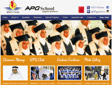 Tablet Screenshot of apgschool.com